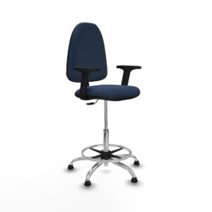 Office Chair Piqueras y Crespo B2D05RT Navy Blue High