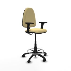Office Chair Piqueras y Crespo B2D01RN Cream High