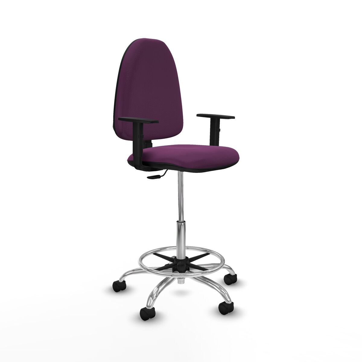 Office Chair Piqueras y Crespo B1D05RN Purple High