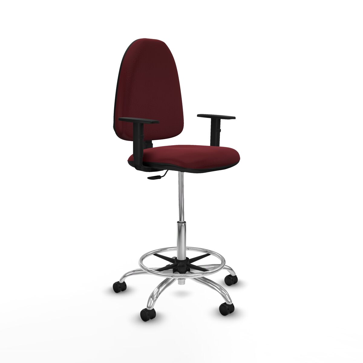 Office Chair Piqueras y Crespo B1D05RF Maroon High