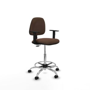 Office Chair Piqueras y Crespo B1D05RF Dark brown High