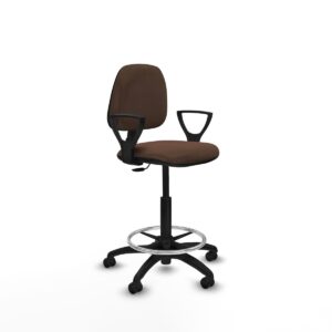 Office Chair Piqueras y Crespo BFN01RP Dark brown High