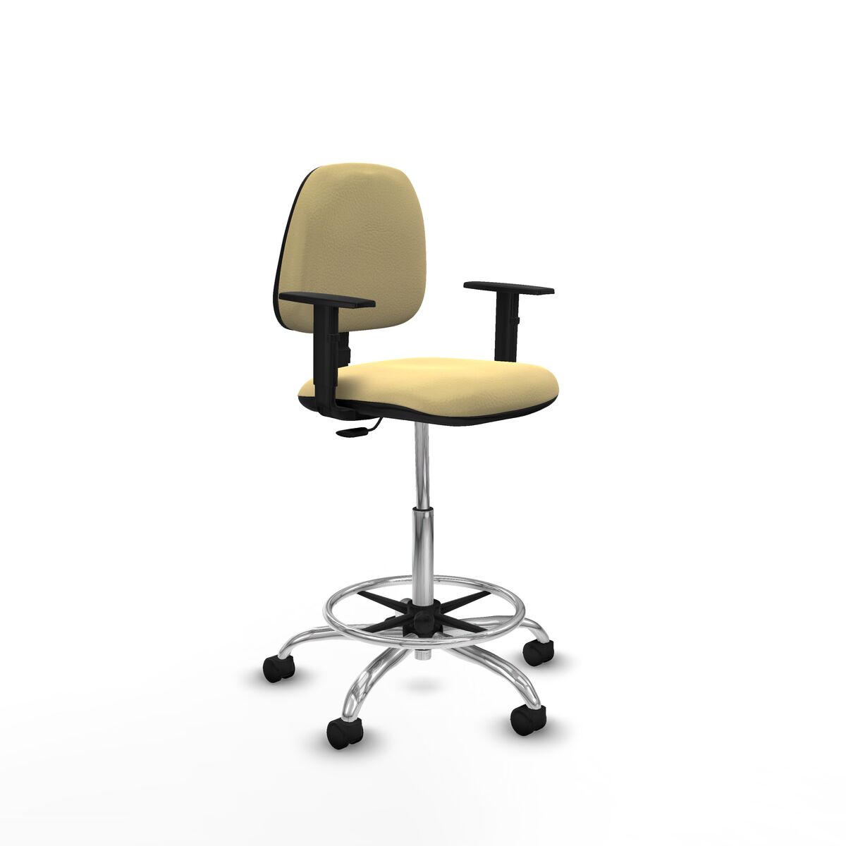 Office Chair Piqueras y Crespo B1D05RN Cream High