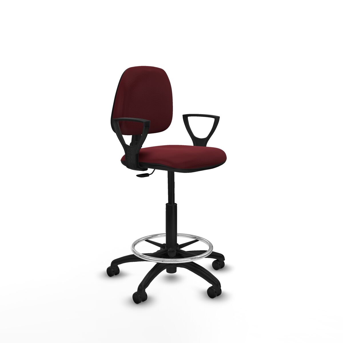 Office Chair Piqueras y Crespo BFN01RP Maroon High